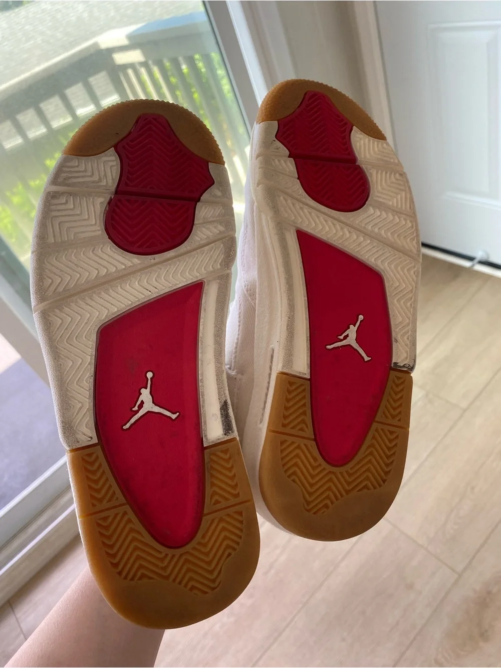 Levi's × Air Jordan 4 Retro GS 'White Denim' Size US 7 Men